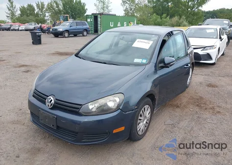 2012 Volkswagen Golf 2.5L 4-Door from USA, damaged, VIN WVWDB7AJ6CW040631